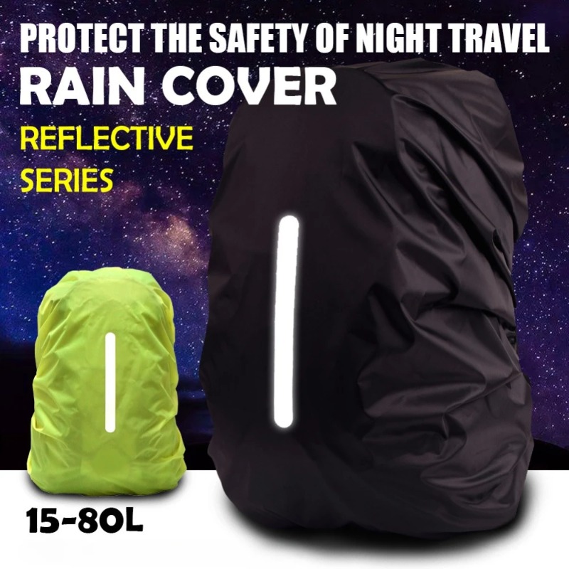 Camping Cooking Cover - Reflective Waterproof Backpack Rain Cover Outdoor