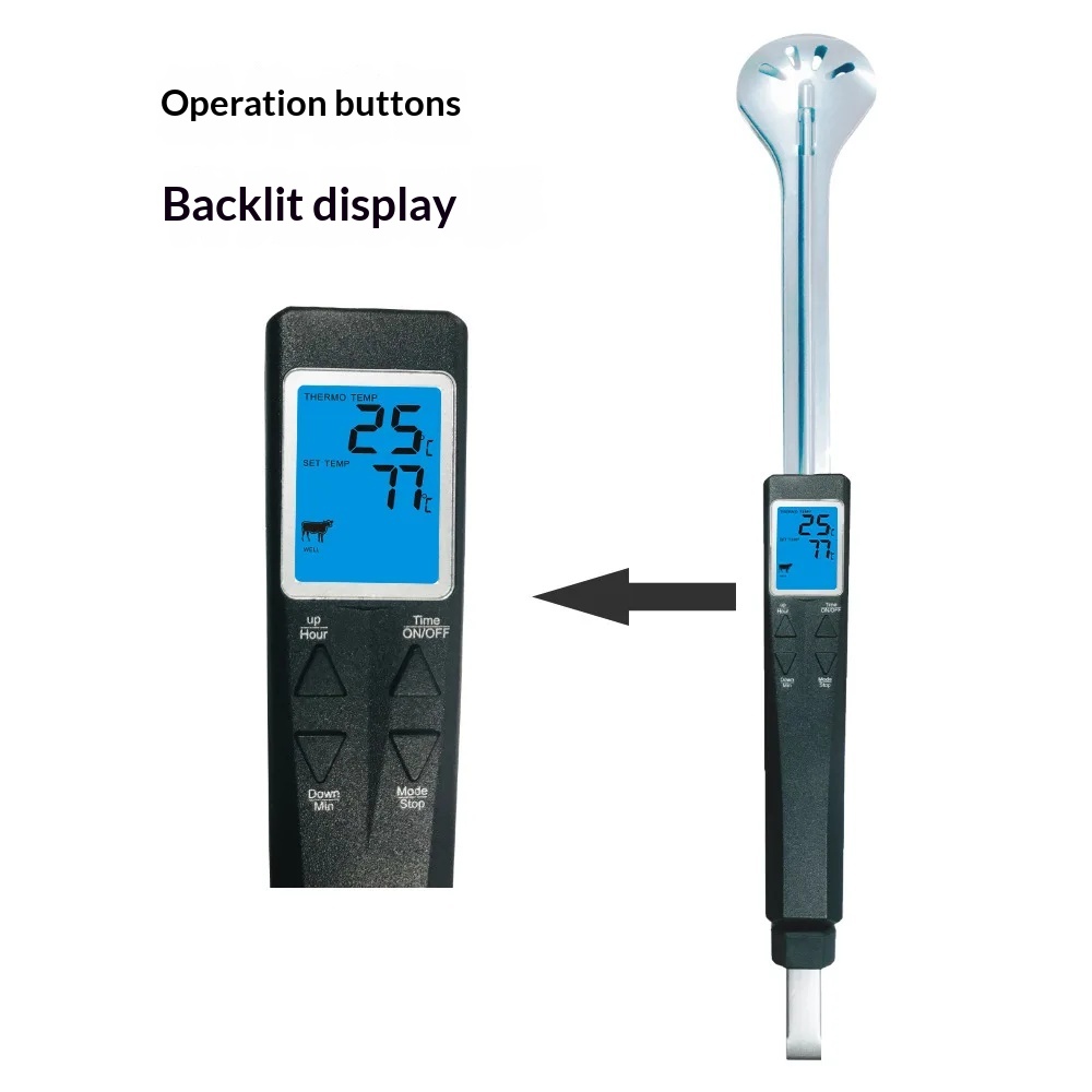 Meat Thermometer Camp - Outdoor Bbq Meat Thermometer With Backlight