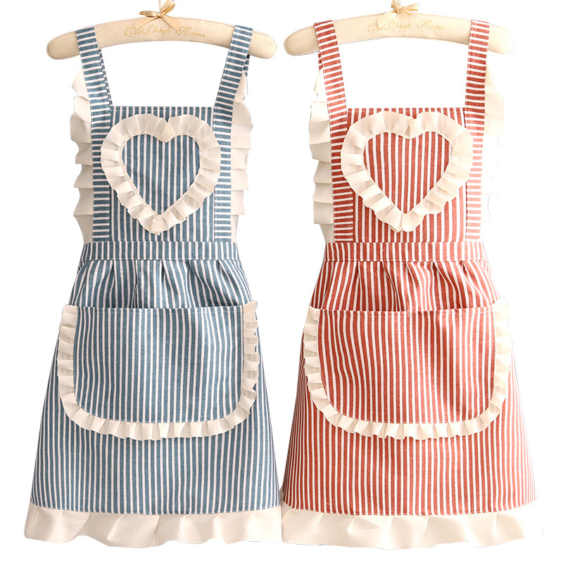 Camping Cooking Apron - Apron Ruffle Apron for Women Cotton