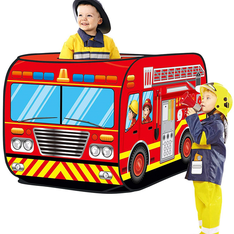 Campfire Cooking In Another World - Game House Play Tent Fire Truck
