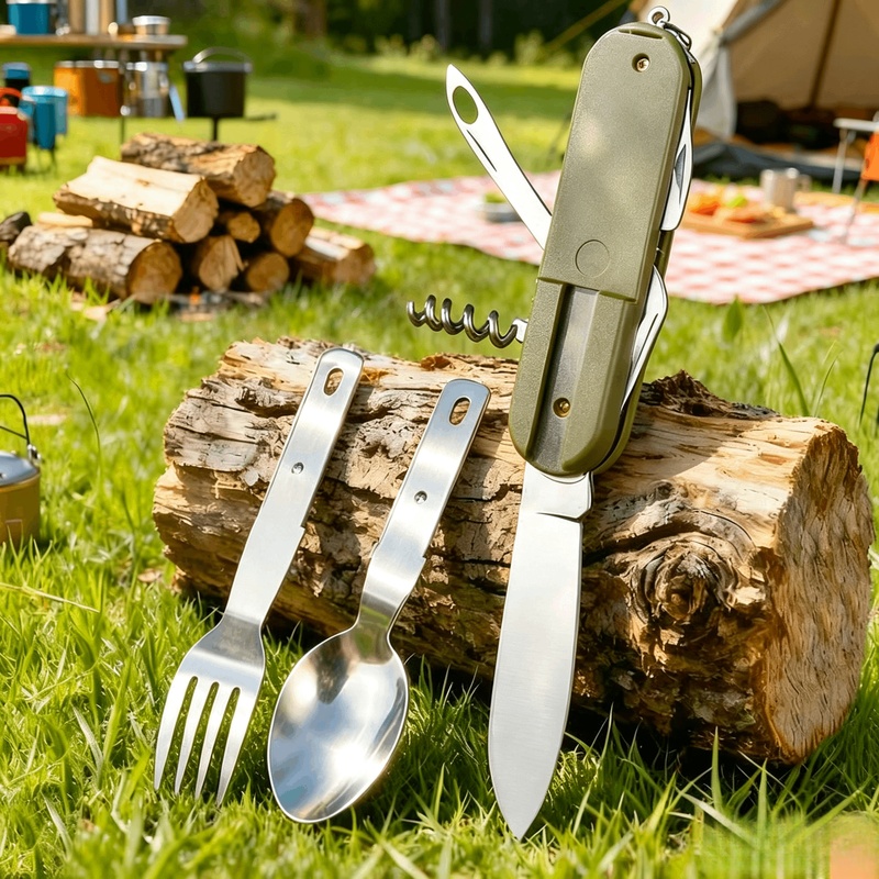 Stainless Steel 7 in 1 Camping - Camping Cooking Set Stainless Steel 评论和价格