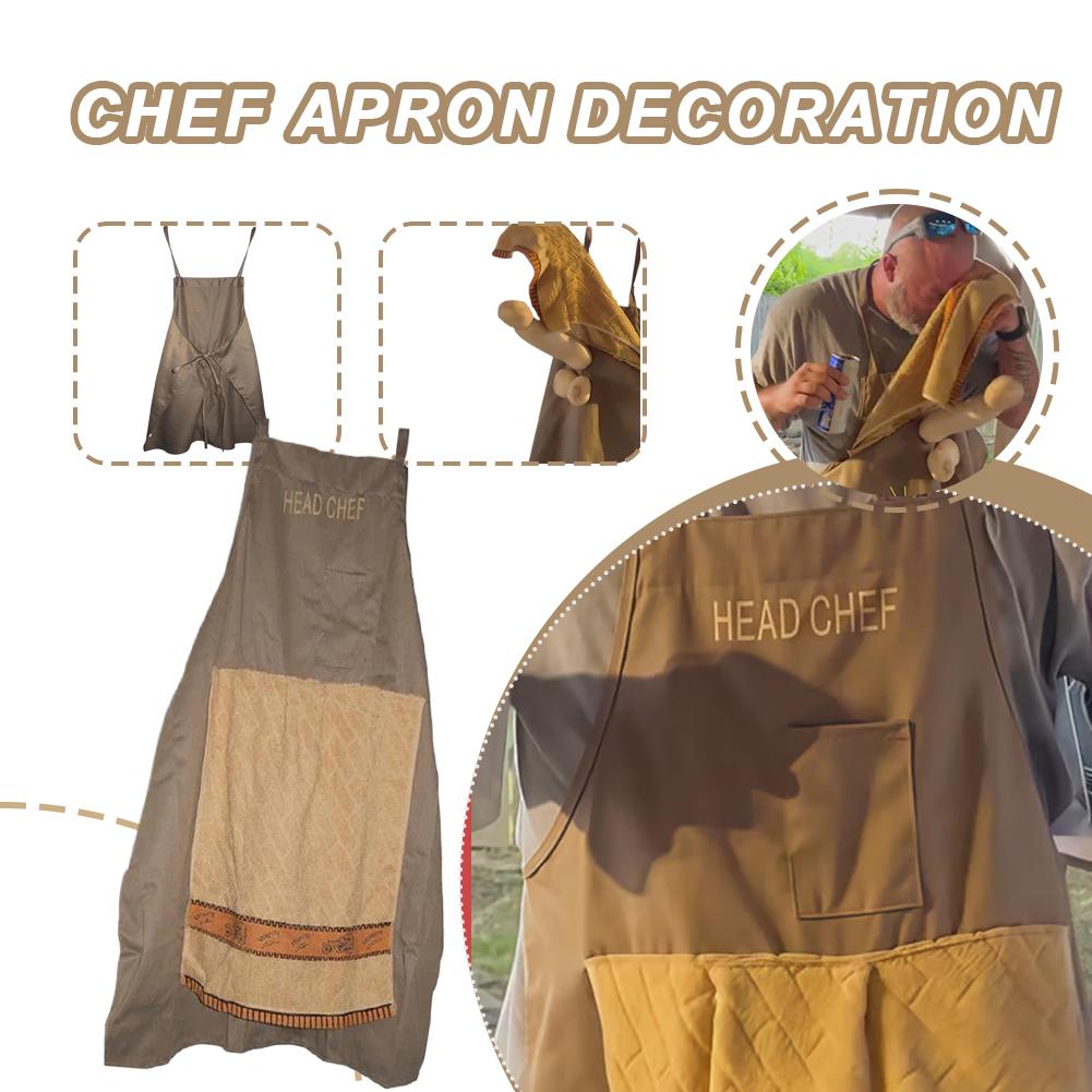 Creative Prank With Pocket Che - Camping Cooking Apron 评论和价格