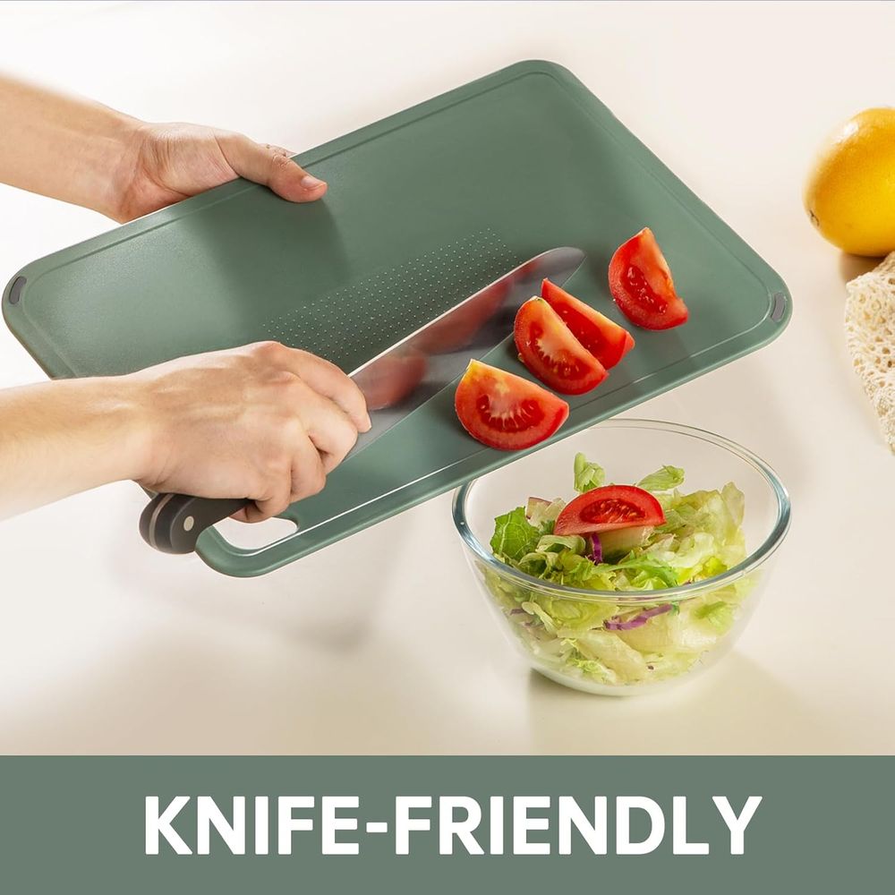 Plastic Cutting Board Set of 3 - Camping Cooking Set Large 评论和价格