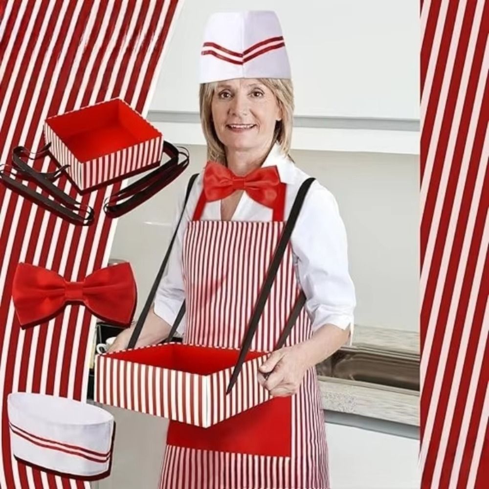 Carnivals Circus Waiter Cospla - Camping Cooking Apron 评论和价格