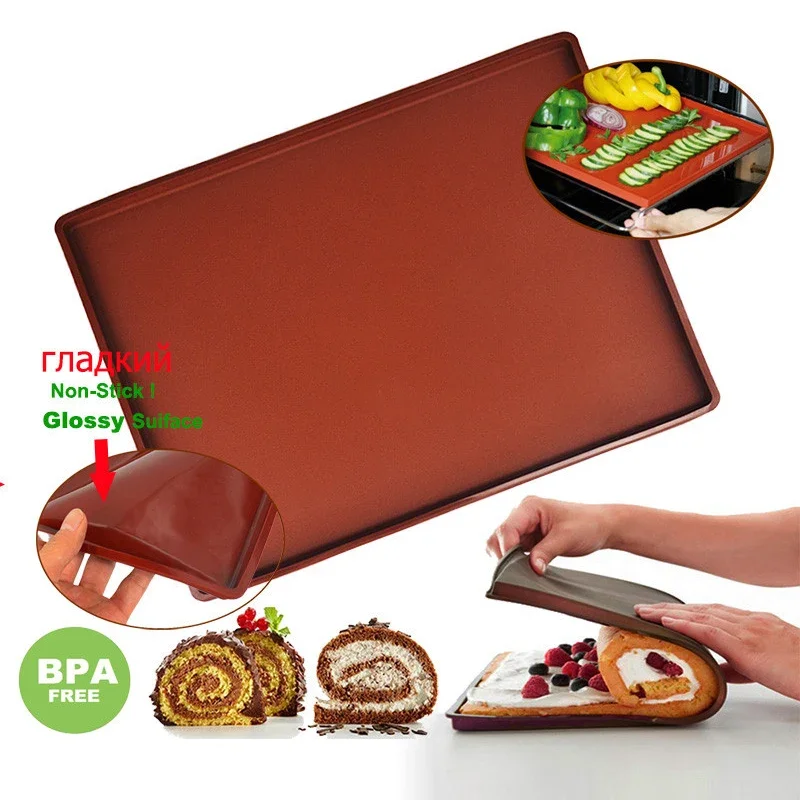 Silicone Baking Mat Cake Roll  - Camping Cooking Mat 评论和价格