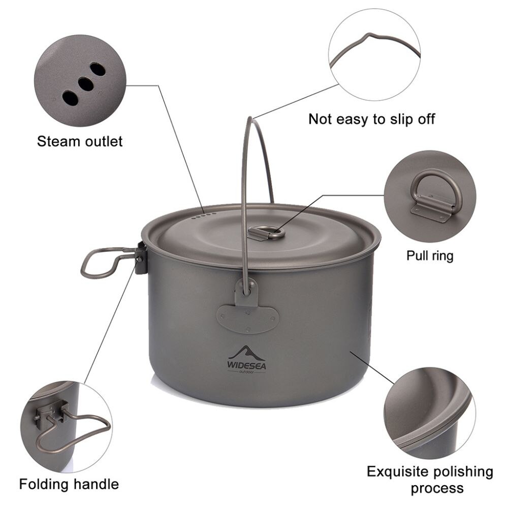 Widesea Camping Tableware Tita - Camping Cooking Set Large 评论和价格