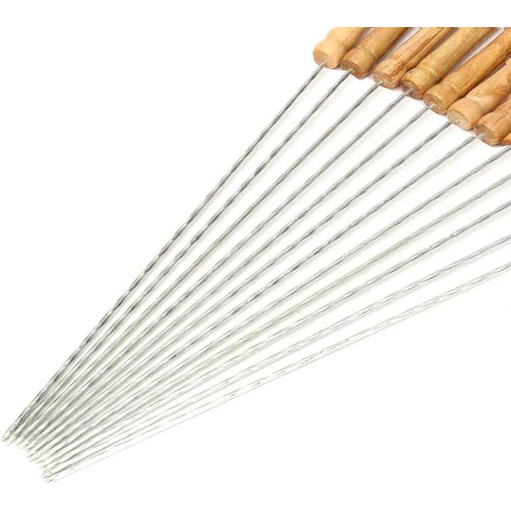 Reusable BBQ Skewers for Grill - Camping Cooking Essentials 评论和价格