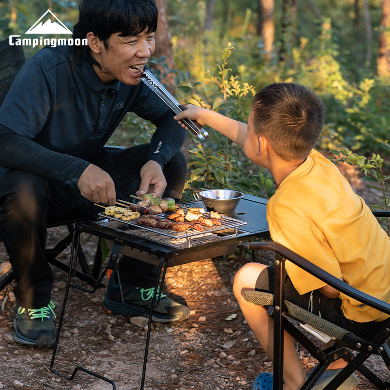 CAMPINGMOON UG-1 IGT Carbon Gr - Camping Cooking Table With Windshield 评论和价格
