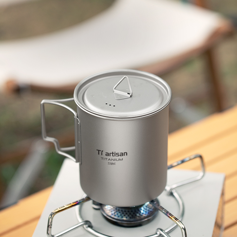 Tiartisan Outdoor Titanium Lig - Camping Cooking Set Stainless Steel 评论和价格