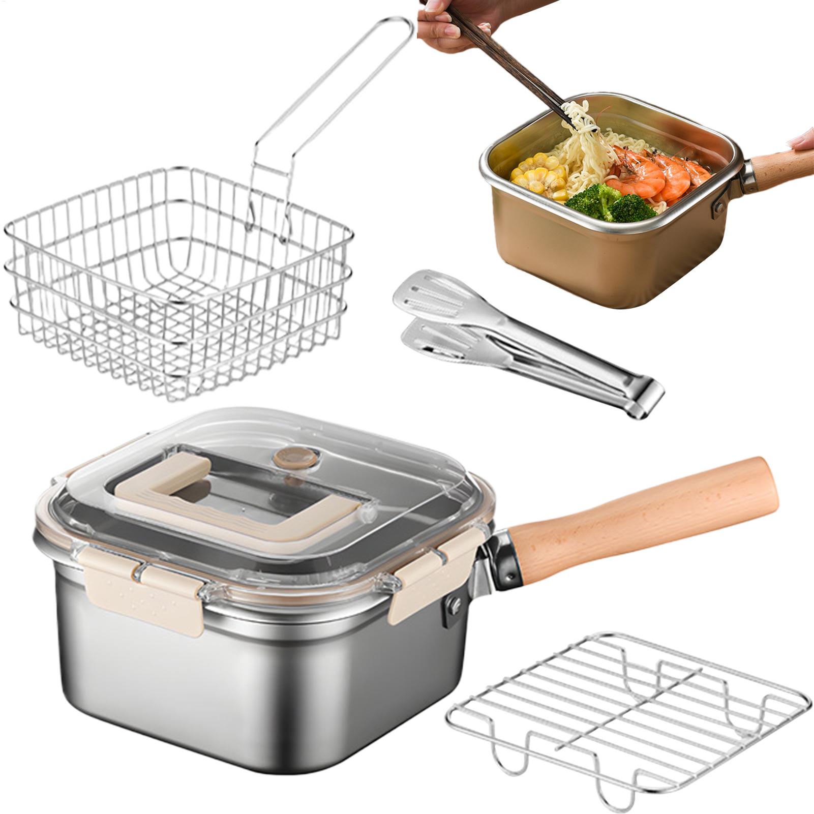 Deep Fryer Pan Set Square Camp - Camping Cooking Set Large 评论和价格