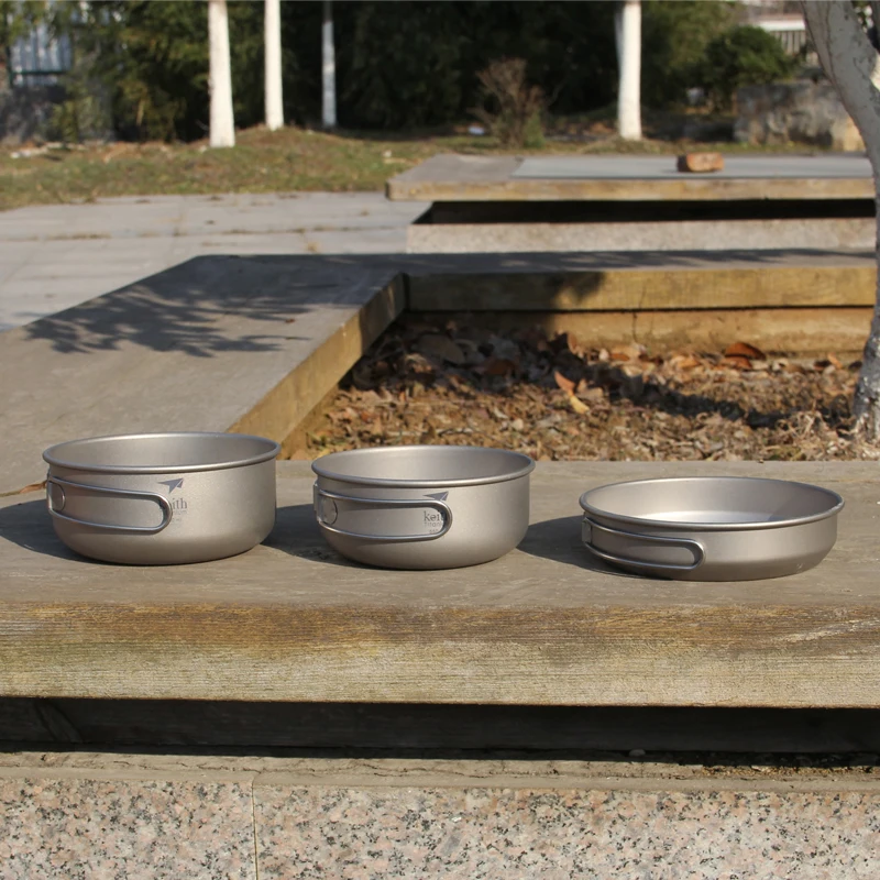 Keith 3PCS Titanium Cookware P - Camping Cooking Set Stainless Steel 评论和价格