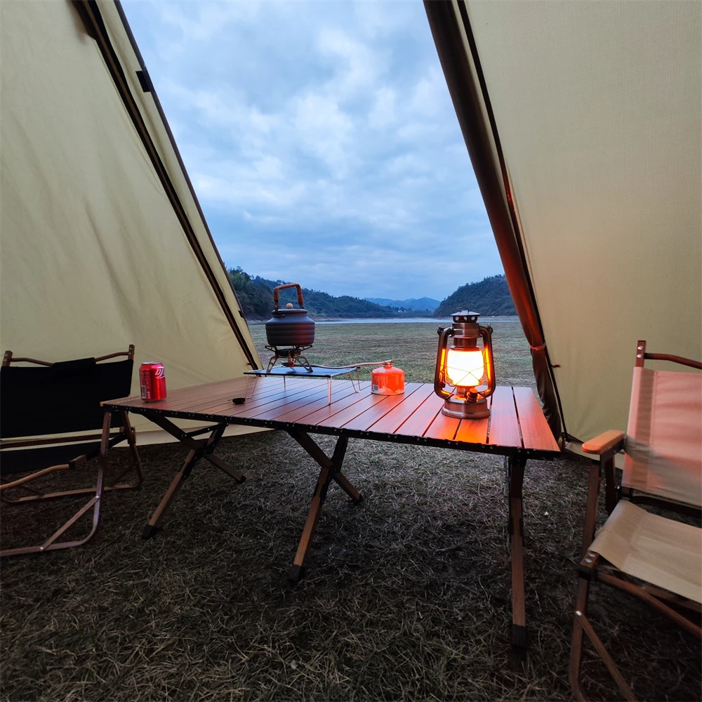 500PRO Tipi Hot Tent with Fire - Campfire Cooking In Another World 评论和价格