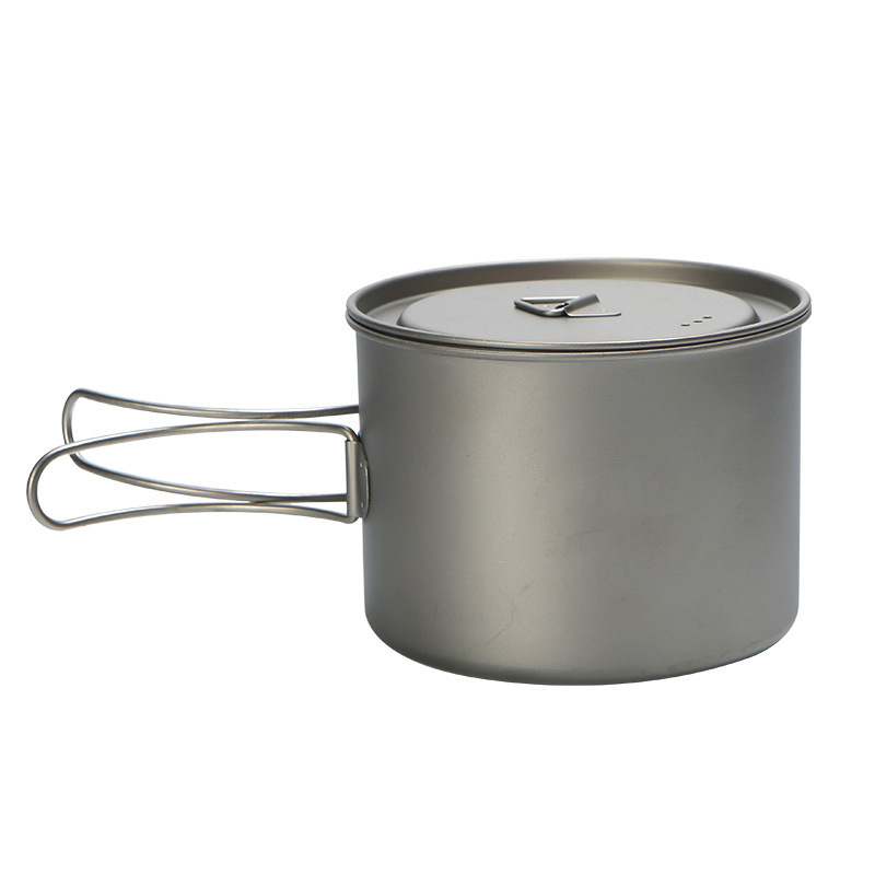 Outdoor Picnic Titanium Cookin - Camping Cooking Set Stainless Steel 评论和价格