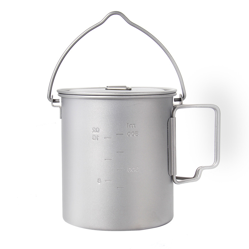 Outdoor Picnic Titanium Cookin - Camping Cooking Set Stainless Steel 评论和价格