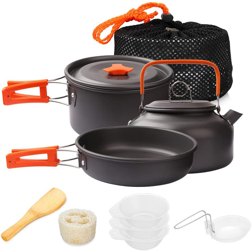 1pcs/1set Camping Cookware Kit - Camping Cooking Essentials 评论和价格