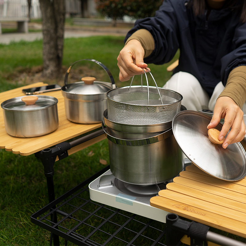 NOBANA Newest Outdoor Stainles - Camping Cooking Cylinder 评论和价格