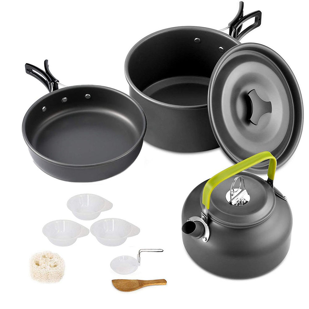 Camping Cookware Set Aluminum  - Camping Cooking Set Large 评论和价格