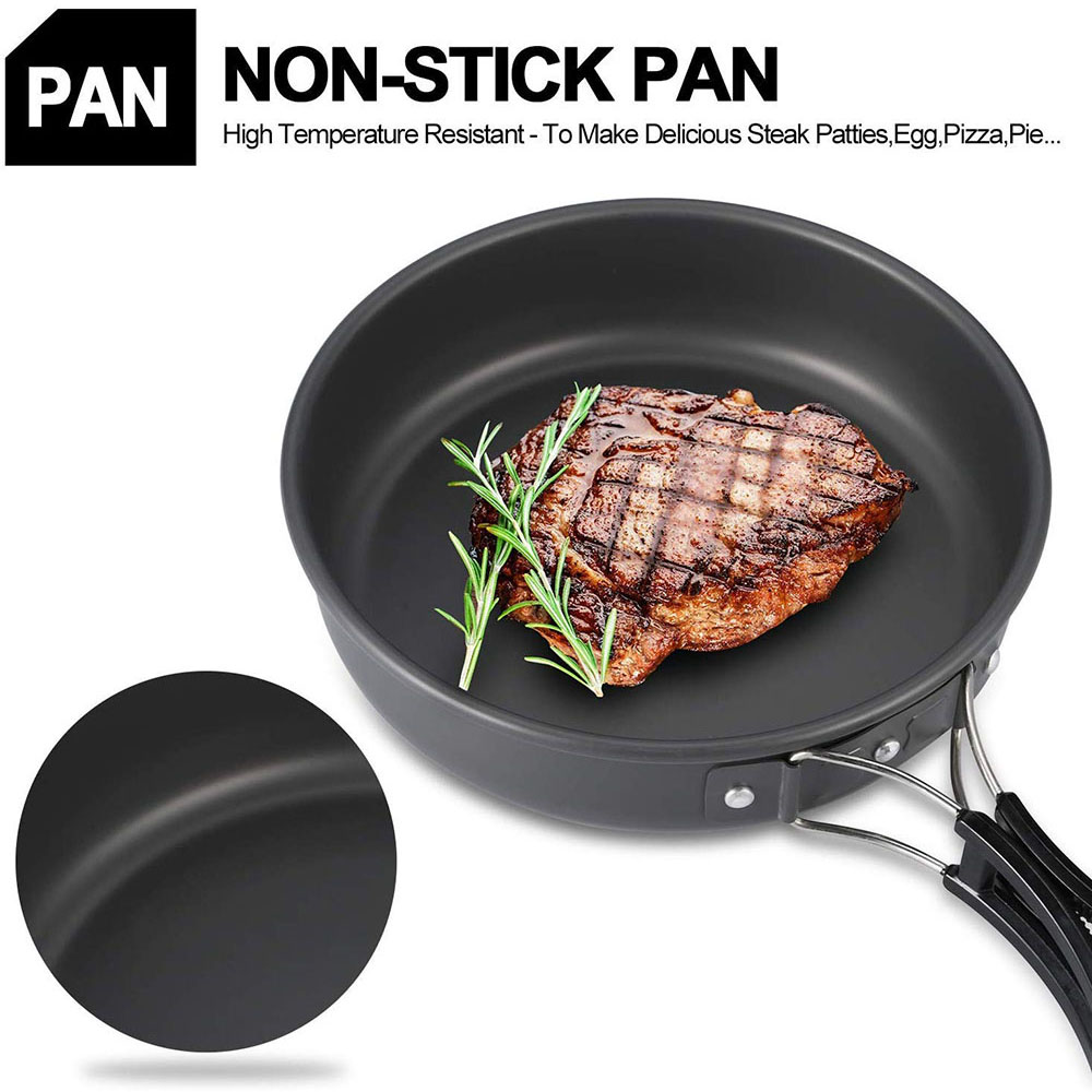 Camping Cookware Set Aluminum  - Camping Cooking Set Large 评论和价格