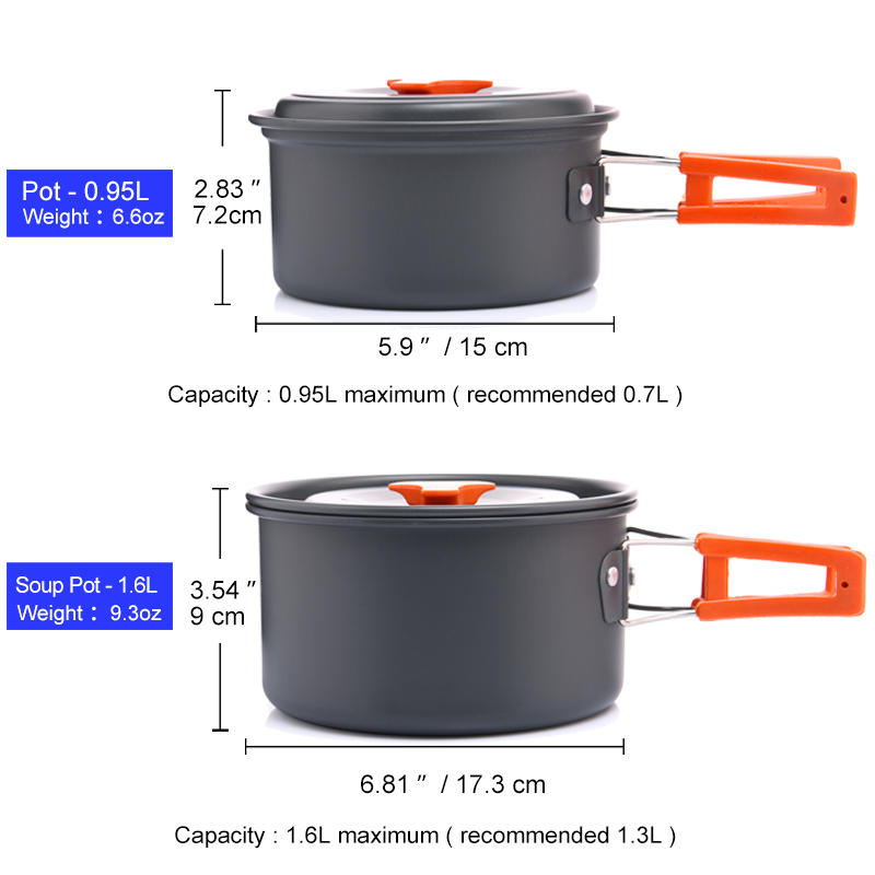 Widesea Camping Outdoor Cookwa - Camping Cooking Cylinder 评论和价格