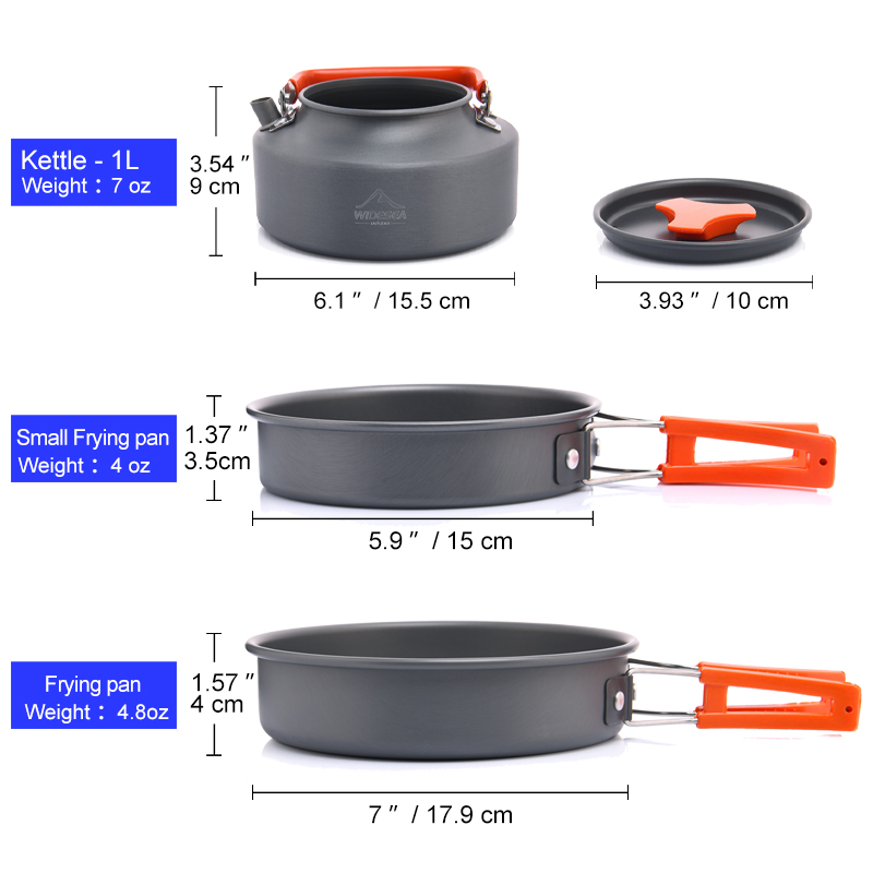 Widesea Camping Outdoor Cookwa - Camping Cooking Cylinder 评论和价格