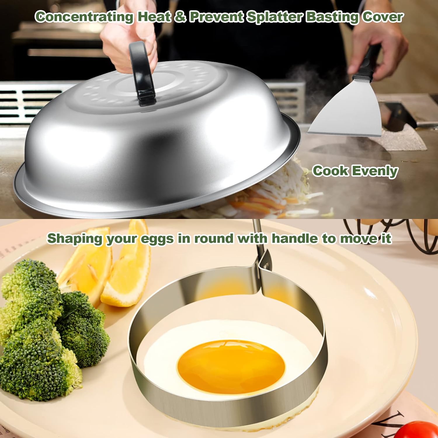 33Pcs Flat Top Griddle Accesso - Camping Cooking Set Large 评论和价格