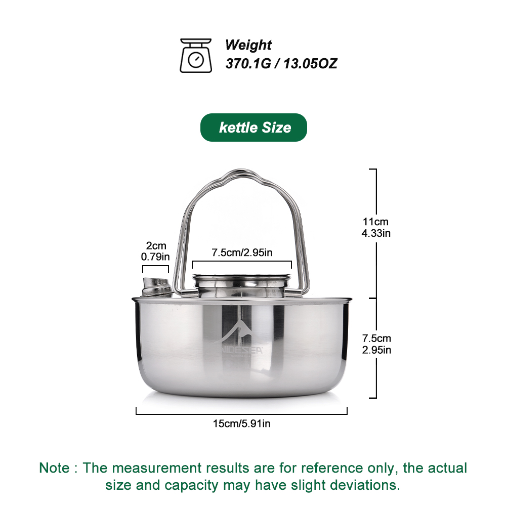 Widesea Camping Outdoor 1.7L S - Camping Cooking Essentials 评论和价格