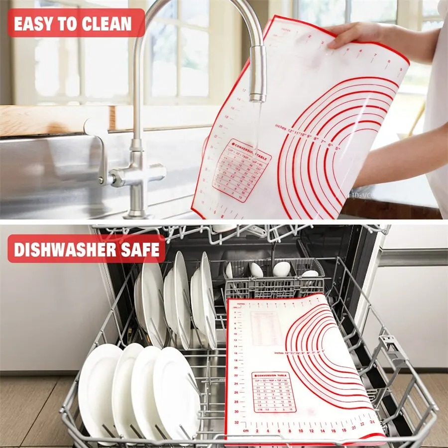 Silicone Baking Mat Kneading P - Camping Cooking Mat 评论和价格