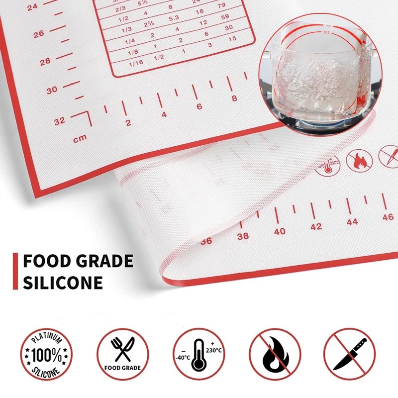 Silicone Baking Mat Kneading P - Camping Cooking Mat 评论和价格