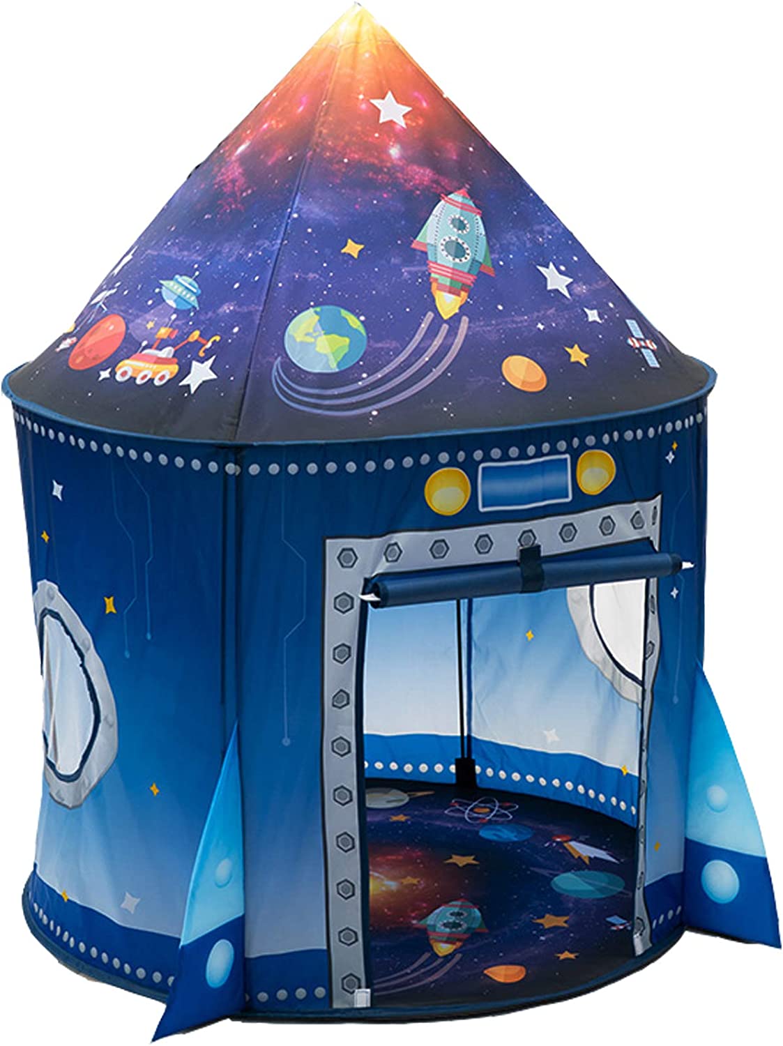 Rocket Ship Kids Tent Pop Up P - Campfire Cooking In Another World 评论和价格