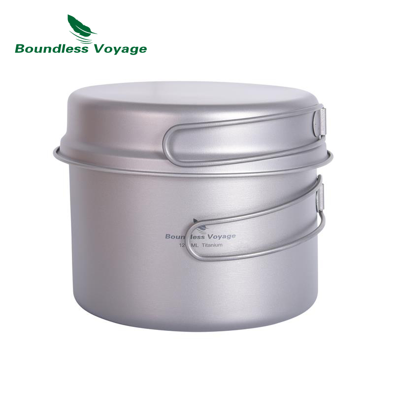 Boundless Voyage Titanium Pot  - Camping Cooking Set Large 评论和价格