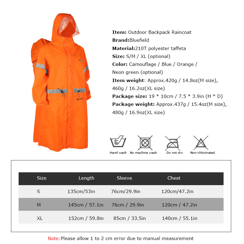 Unisex Reflective Outdoor Clim - Camping Cooking Cover 评论和价格