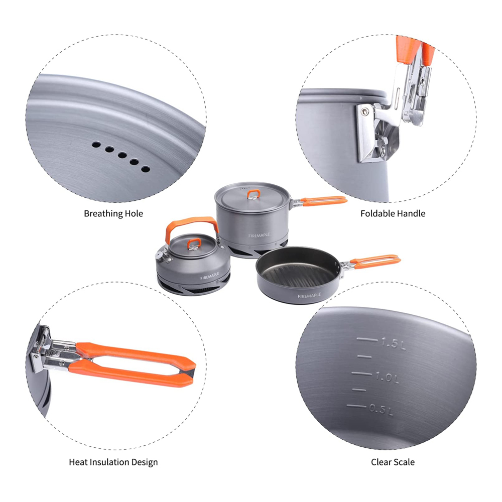Fire Maple Camping Cookware Ut - Camping Cooking Cylinder 评论和价格