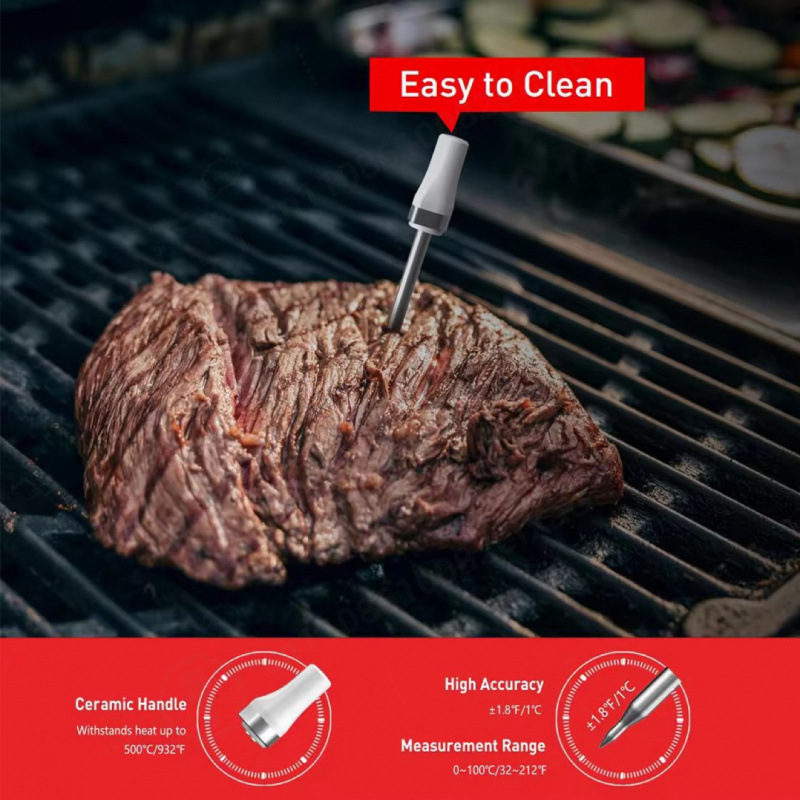 Wireless Bluetooth Smart Meat  - Meat Thermometer Camp 评论和价格