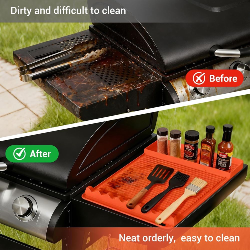 Heat Resistant Silicone Grill  - Camping Cooking Area 评论和价格