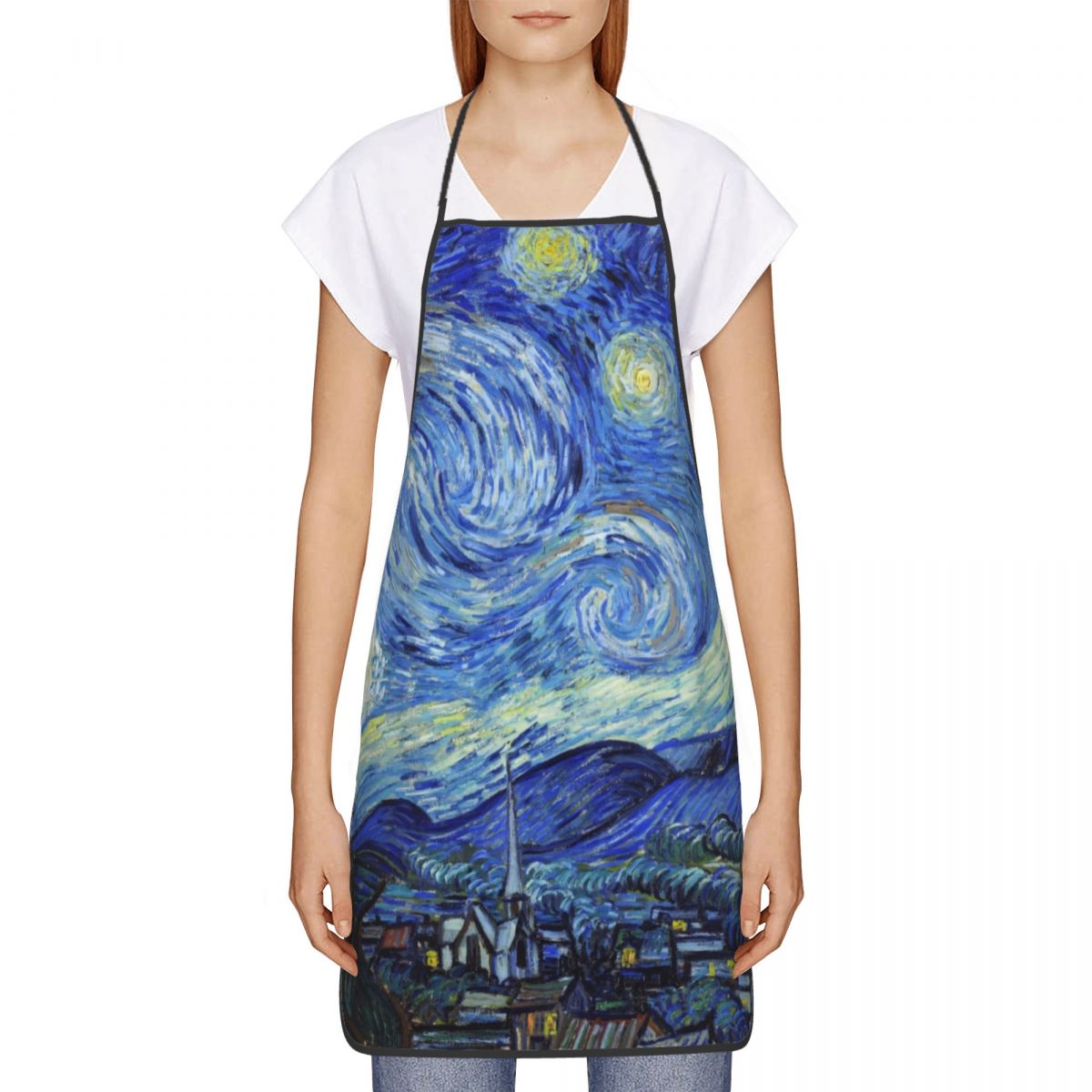 Bib Vincent Van Gogh Starry Ni - Camping Cooking Apron 评论和价格