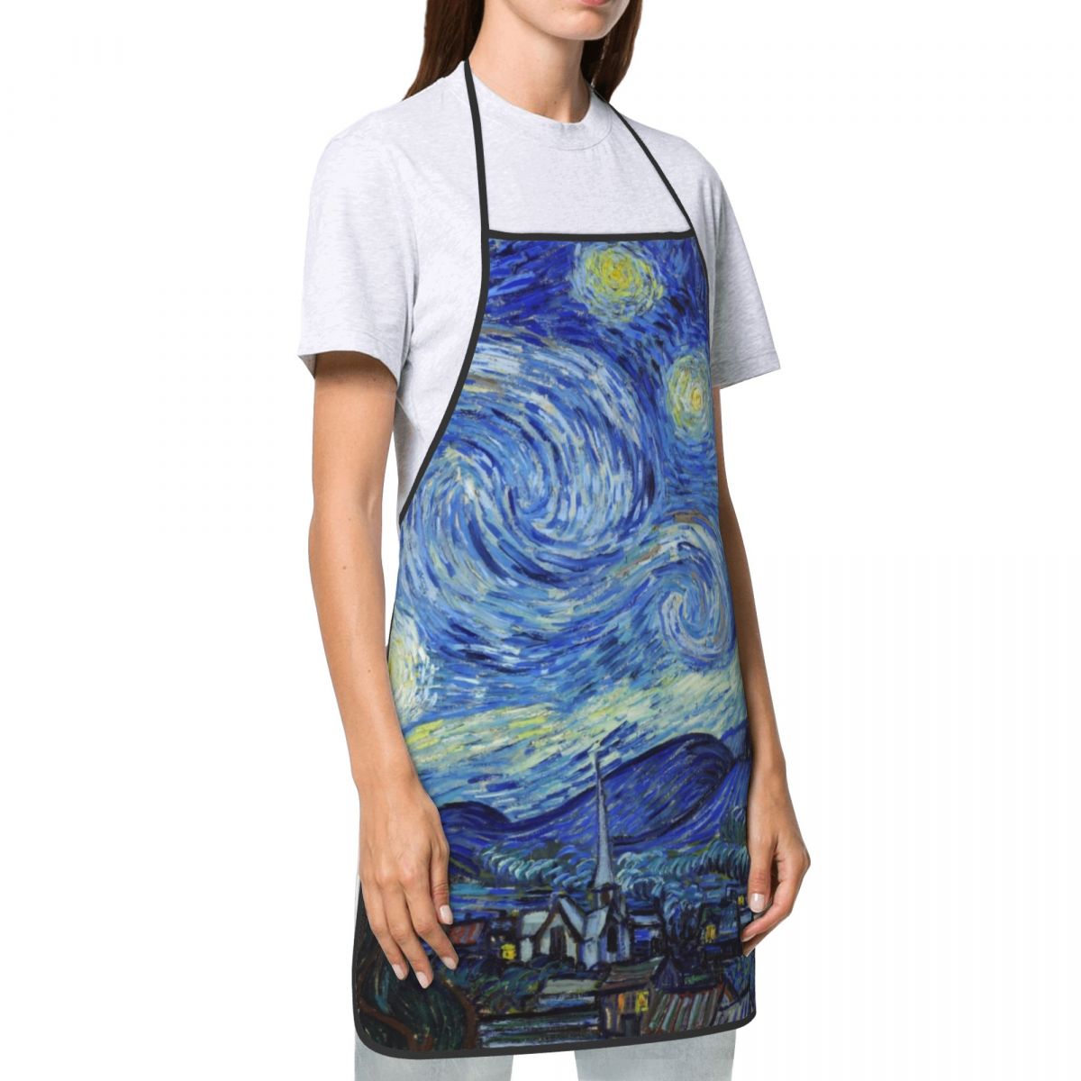 Bib Vincent Van Gogh Starry Ni - Camping Cooking Apron 评论和价格