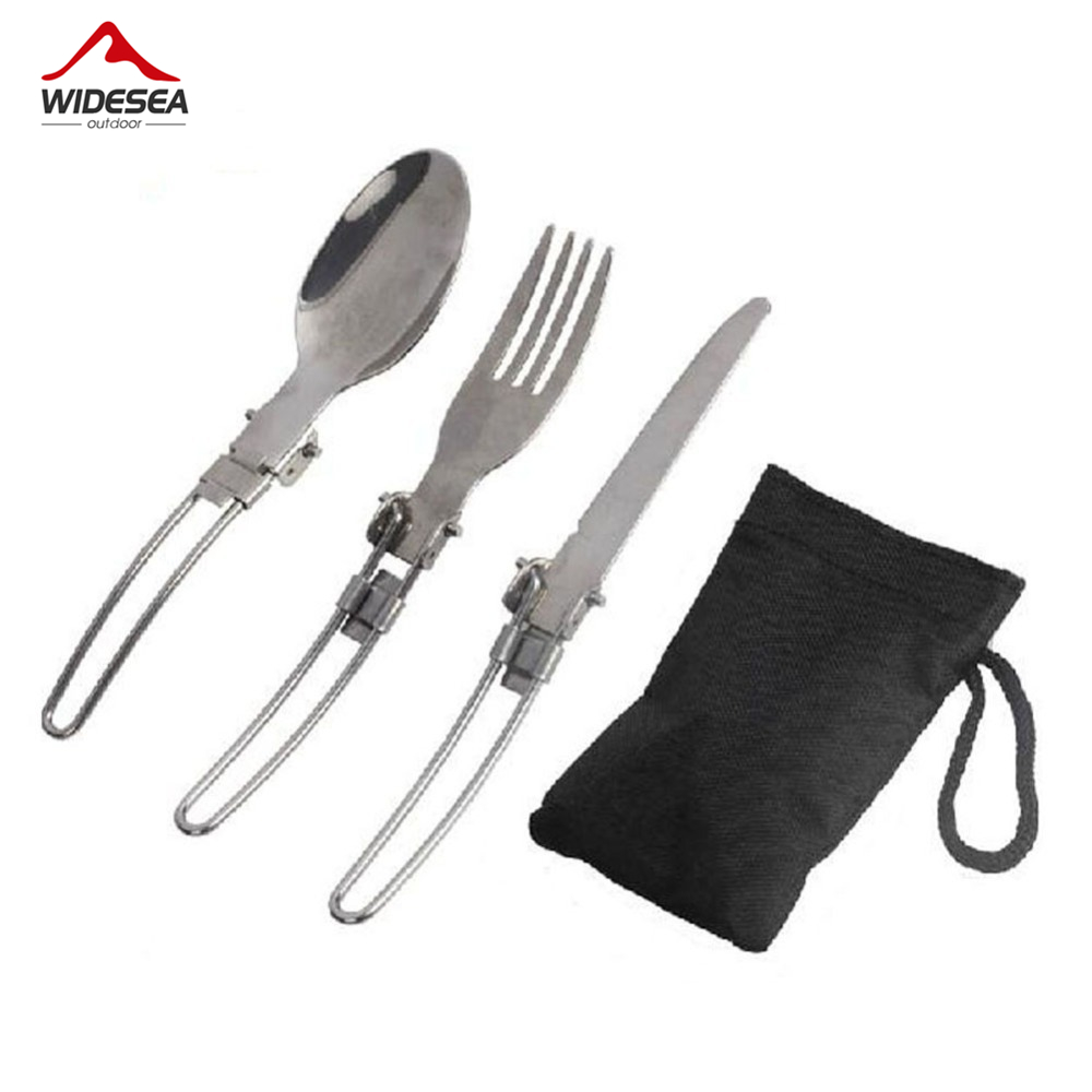 3 pcs 1 set Portable Outdoor C - Camping Cooking Set Stainless Steel 评论和价格